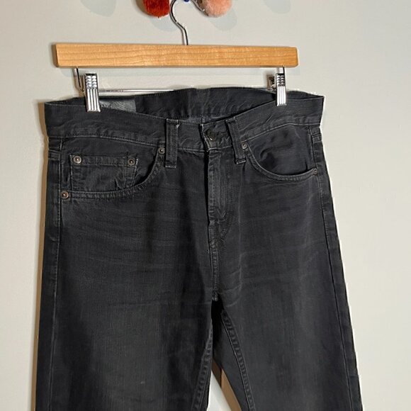 J Brand Kane Slim Straight jeans in Deceit Black - Picture 3 of 8